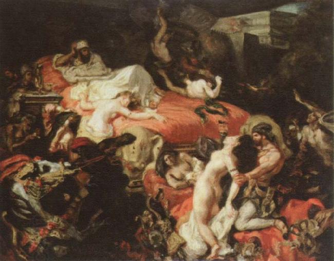 Eugene Delacroix the death of sardanapalus China oil painting art